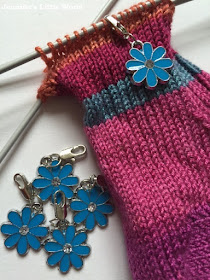 Stitch markers from Charmed Knitting