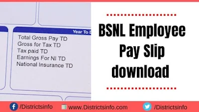 BSNL Salary Slip Download