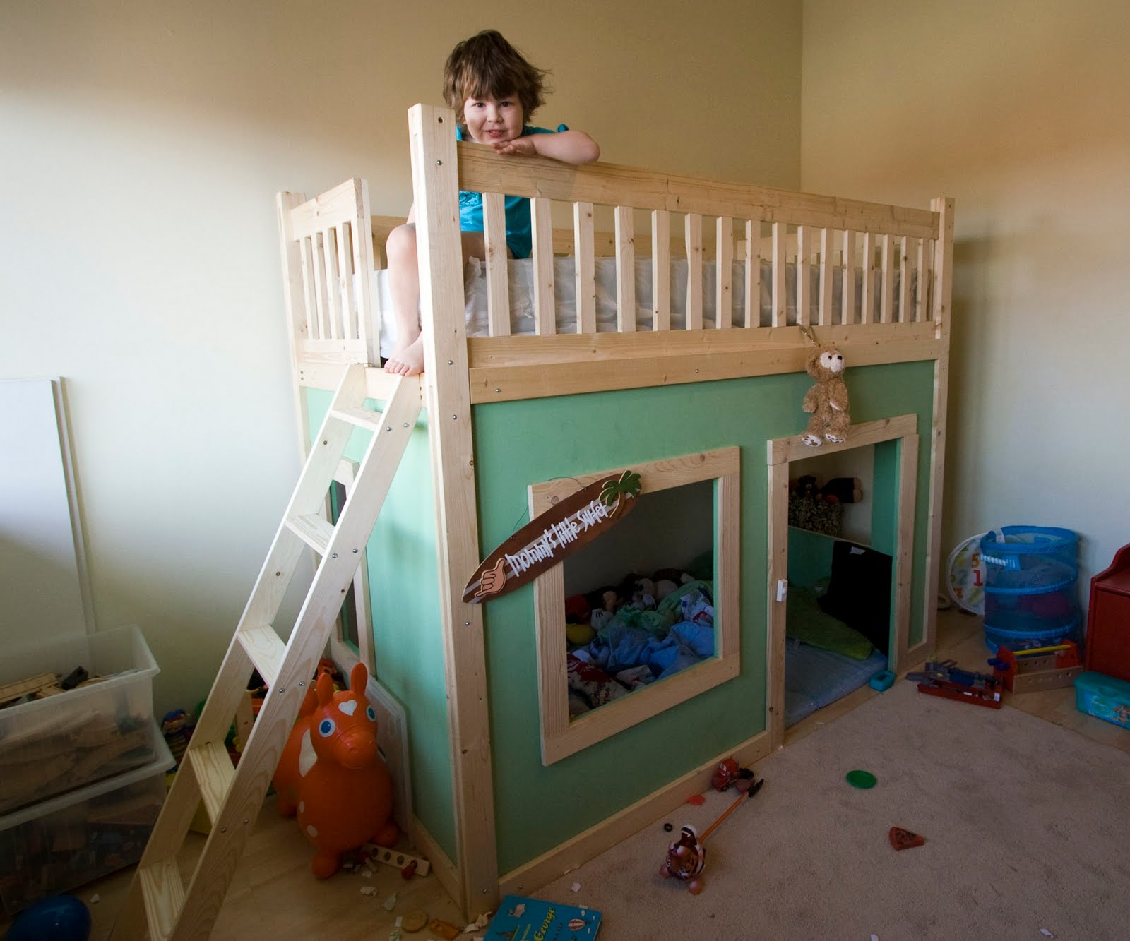 Homemade Loft Bed