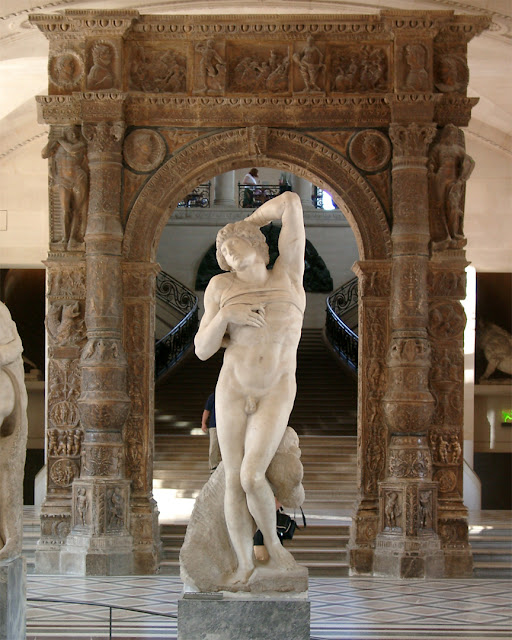 Dying Slave by Michelangelo, Musée du Louvre, Paris