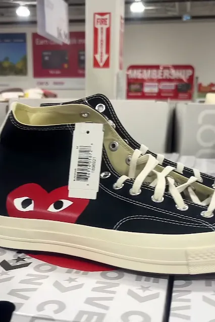 Converse x CDG Sneakers Removed from Costco After Surprise Appearance
