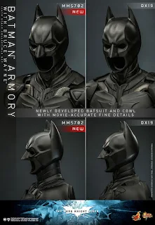 Action Figure 1/6 Bat Suit Hangar & Bruce Wayne [ The Dark Knight Rises ], Hot Toys