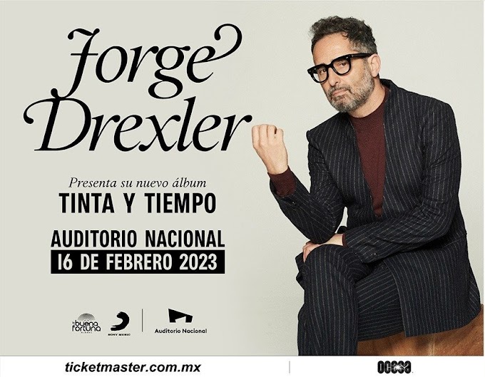 Jorge Drexler presenta su nuevo disco Tinta y Tiempo en el Auditorio Nacional.