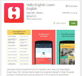 hello english  app