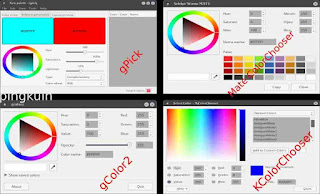 Aplikasi Pemilih Warna (Color Chooser) Di Linux Dengan Kode HTML,RGB dan HSV