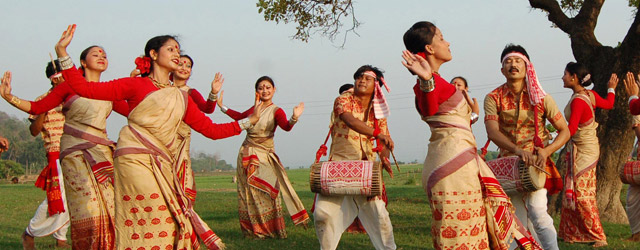 Bihu dance is the most popular folk dance of Assam