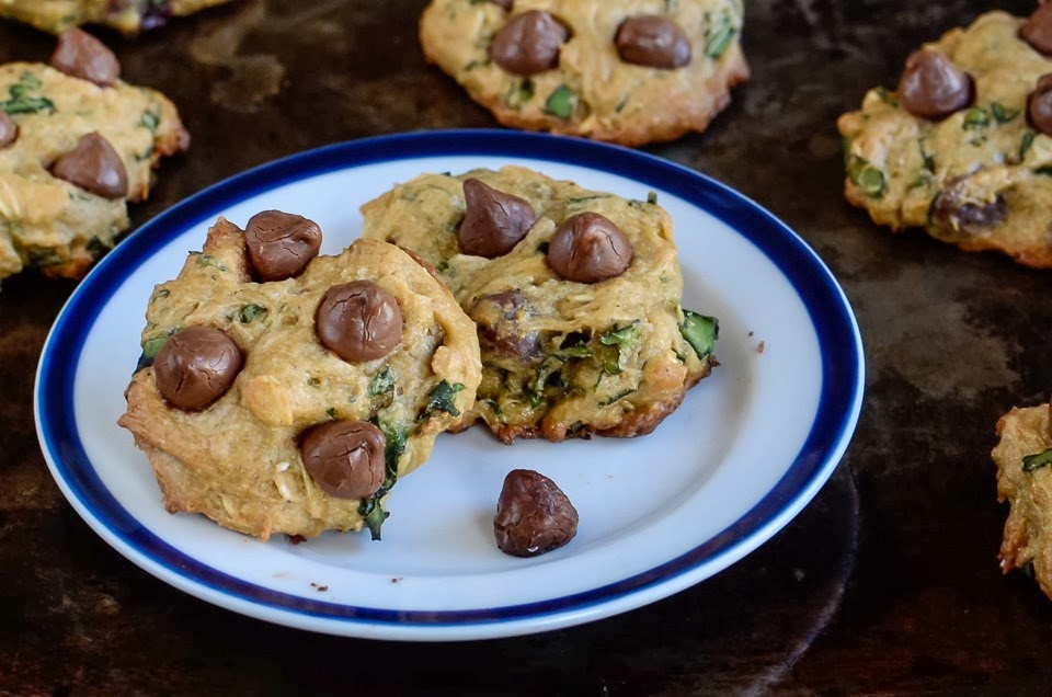 kale chocolate chip cookies gluten free-10534