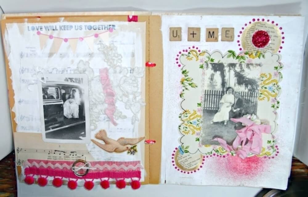 How to Make an Altered Valentine's Day Book - Part One