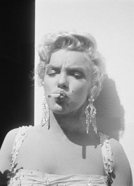 Fotografías de Marilyn Monroe en el rodaje de Luces de candilejas