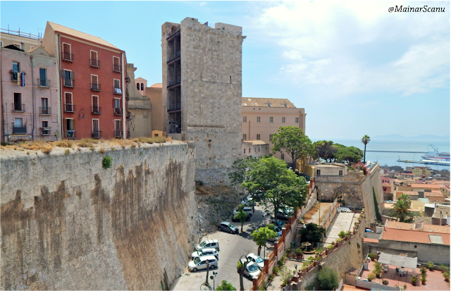 Les muralles de Càller i la torre de l'Elefant