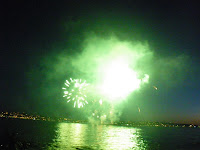 Vancouver's Celebration of Light 2010 - Second Night - Spain team - green sky