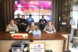 Satresnarkoba Polres Karimun Gagalkan Penyelundupan Sabu Seberat 7,378 Kg dari Malaysia