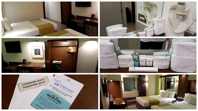 Room 318 and amenities of Microtel Acropolis in Eastwood Quezon City