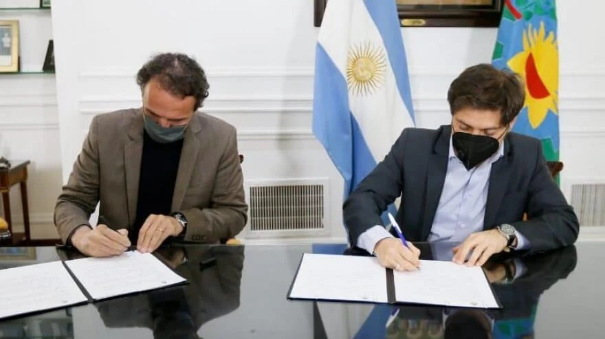 Kicillof y Katopodis presentan obras viales para la provincia de Buenos Aires