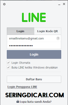 Cara Login LINE via PC / Komputer