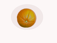 Una naranja... de aquélla manera...