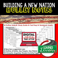 Civics notes Civics study guide Civics review materials Civics test prep Civics exam resources Civics interactive notebooks Civics unit outlines Building a New Nation