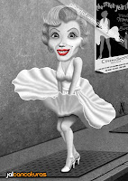 Caricatura Marilyn Monroe