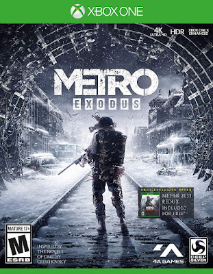 Metro Exodus Game Cover Xbox One Day One Edition