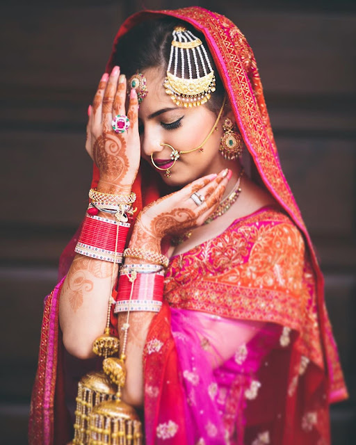 Indian Wedding designs  Indian Bridal makeup looks images