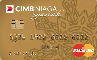 Gambar design kartu Kredit CIMB Niaga Syariah