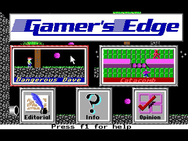 Gamer’s Edge Sampler – Dangerous Dave and Catacomb