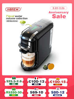 HiBREW Multiple Capsule Coffee Machine