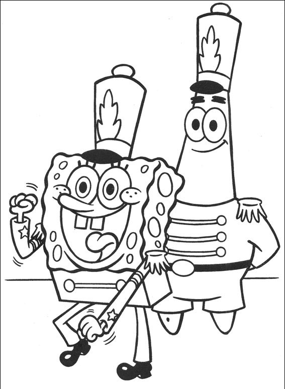 desenhos para colorir bob esponja