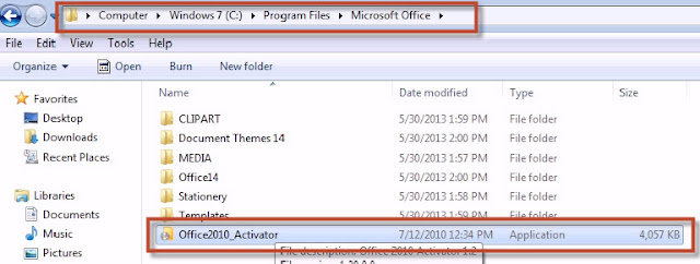 Hướng dẫn crack phần mềm Microsoft Office 2010