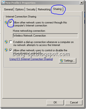 allow other nettwork users to connect