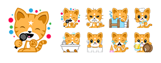 Mango Facebook Stickers