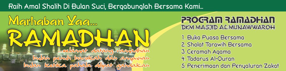 Blog Hacomindo.Com: Spanduk Menyambut Bulan Ramadhan 1434 H