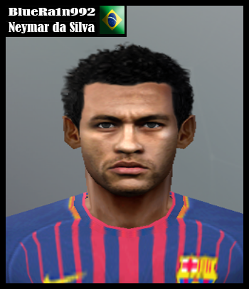 Neymar Jr. - Hair FIX | FC Barcelona | Brasil NT | By PES6 Faces by BR92