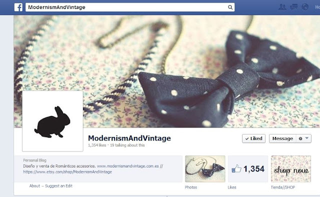 ModernismAndVintage, cute vintage accessories, chic vintage jewelry, facebook page