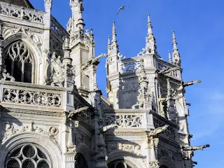 Images of France: Gargoyles on the Church Saint-Pierre in Caen