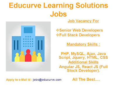 Educurve Learning Solutions Jobs
