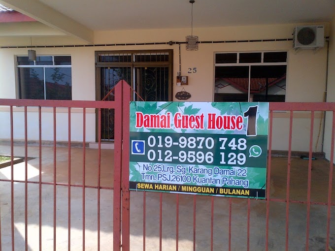 Damai guest house Tmn PSJ Kuantan, Pahang