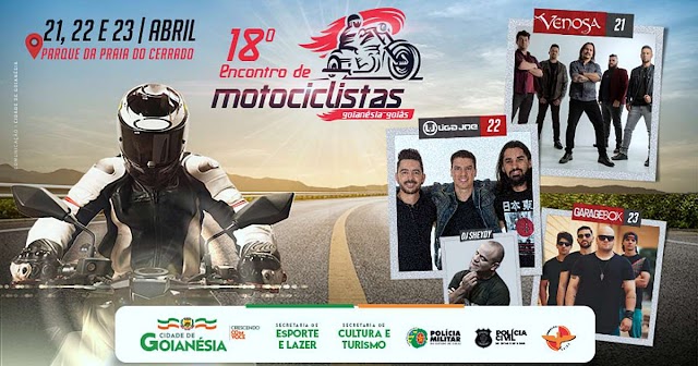 Prefeitura de Goianésia lança o 18º Encontro de Motociclistas