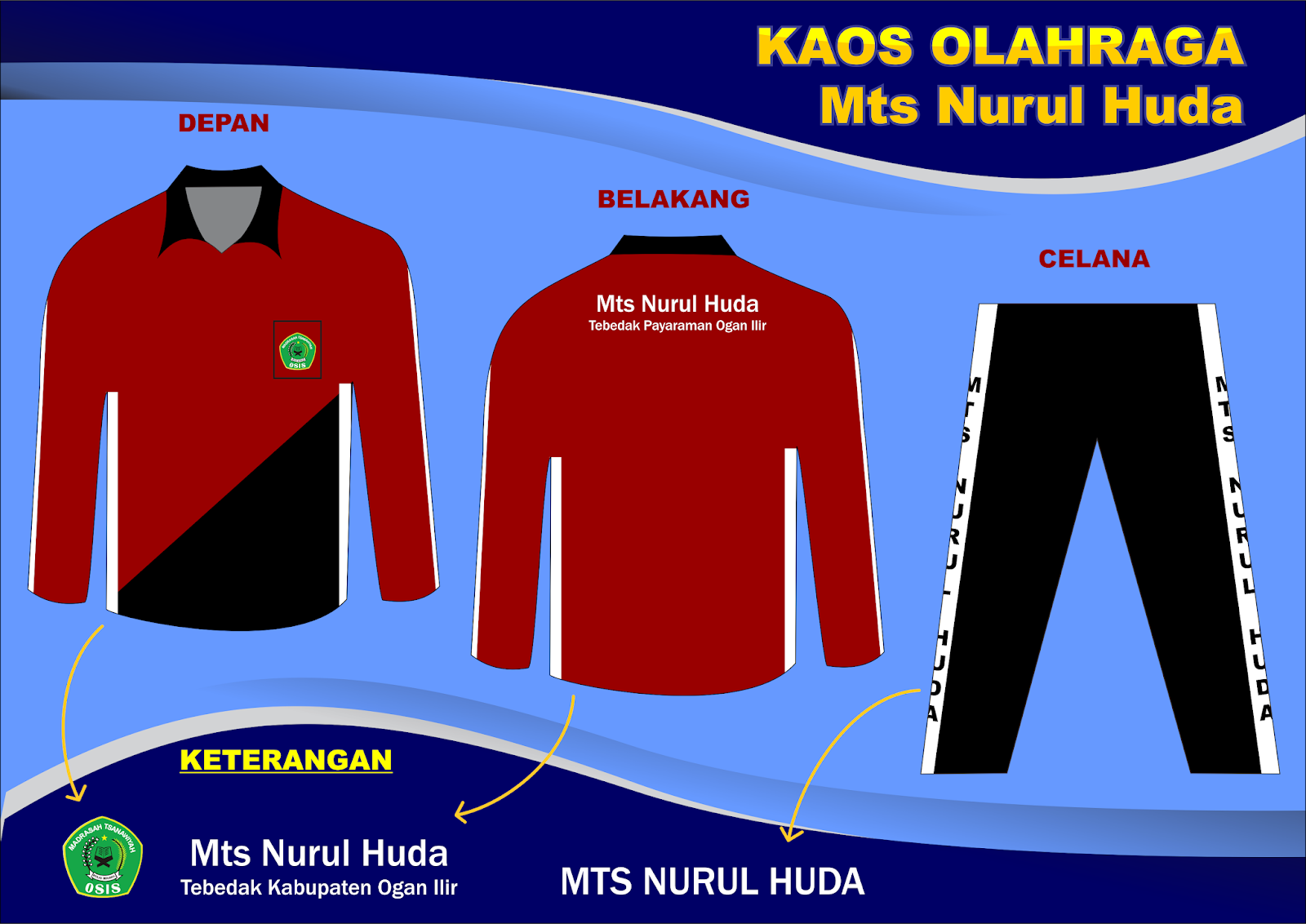 Gambar Desain Baju  Olahraga Mts Kerabatdesain