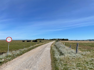 Private road going to Ole Carlsen's family property