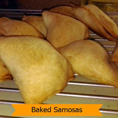 Baked samosas