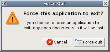 Force Quit u Ubuntu Linux