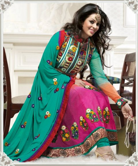 Gorgeous Anarkali frock  