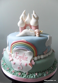 Rainbow Birthday Cake on Jo S Cakes  February 2012