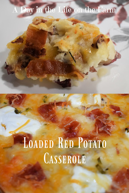 Loaded Red Potato Casserole pin