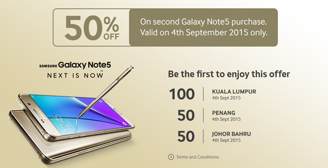  Samsung  Galaxy  Note 5 dan S6  Edge mula dijual di Malaysia