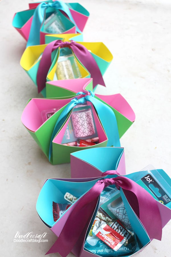 How to Make a Gift Box Out of Scrapbook Paper - DIY Gift Ideas