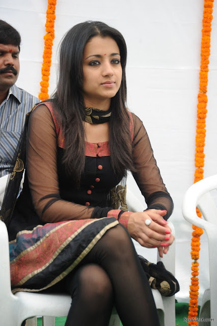 Trisha Krishnana at New movie Launch stills