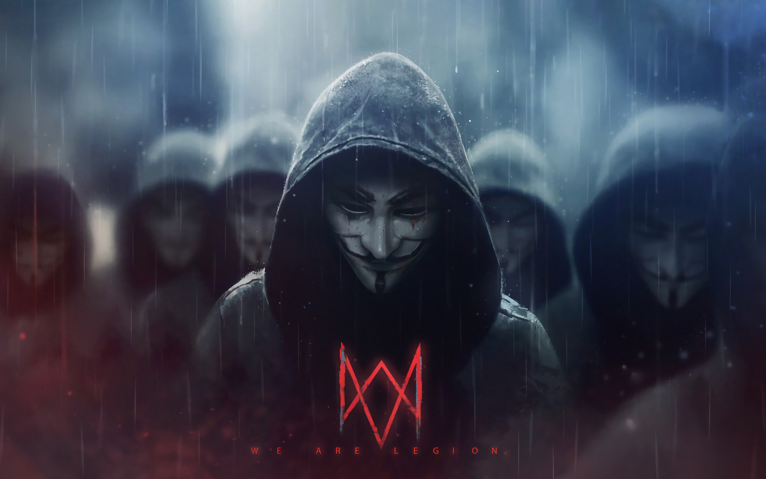 Watch Dogs Legion Logo Anonymous 4k Wallpaper 3