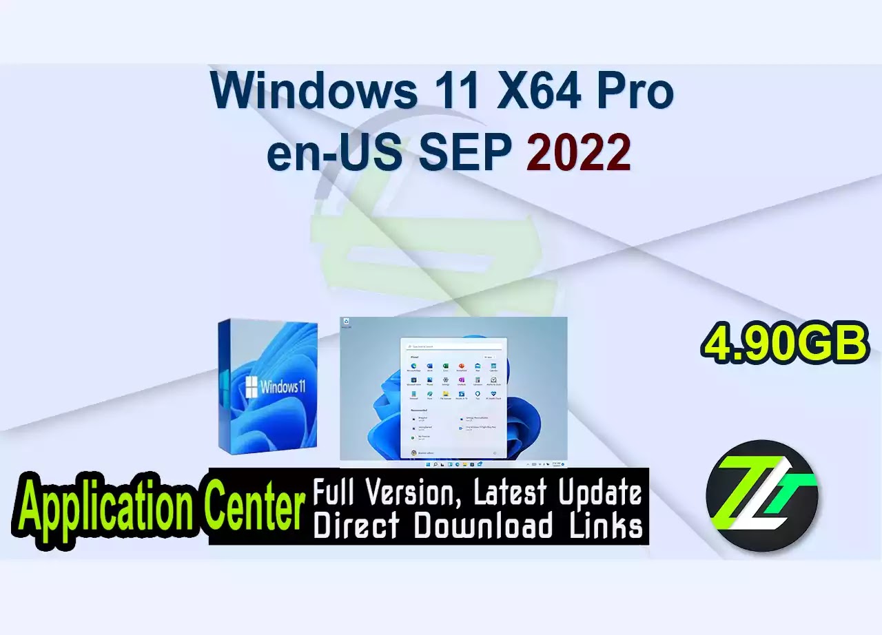 Windows 11 X64 Pro en-US SEP 2022